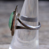 Vintage Sterling Turquoise Ring 6.5