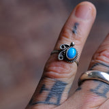 Vintage Sterling Turquoise Ring 4