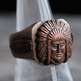 Vintage Big Chief Mexican Souvenir Ring 8