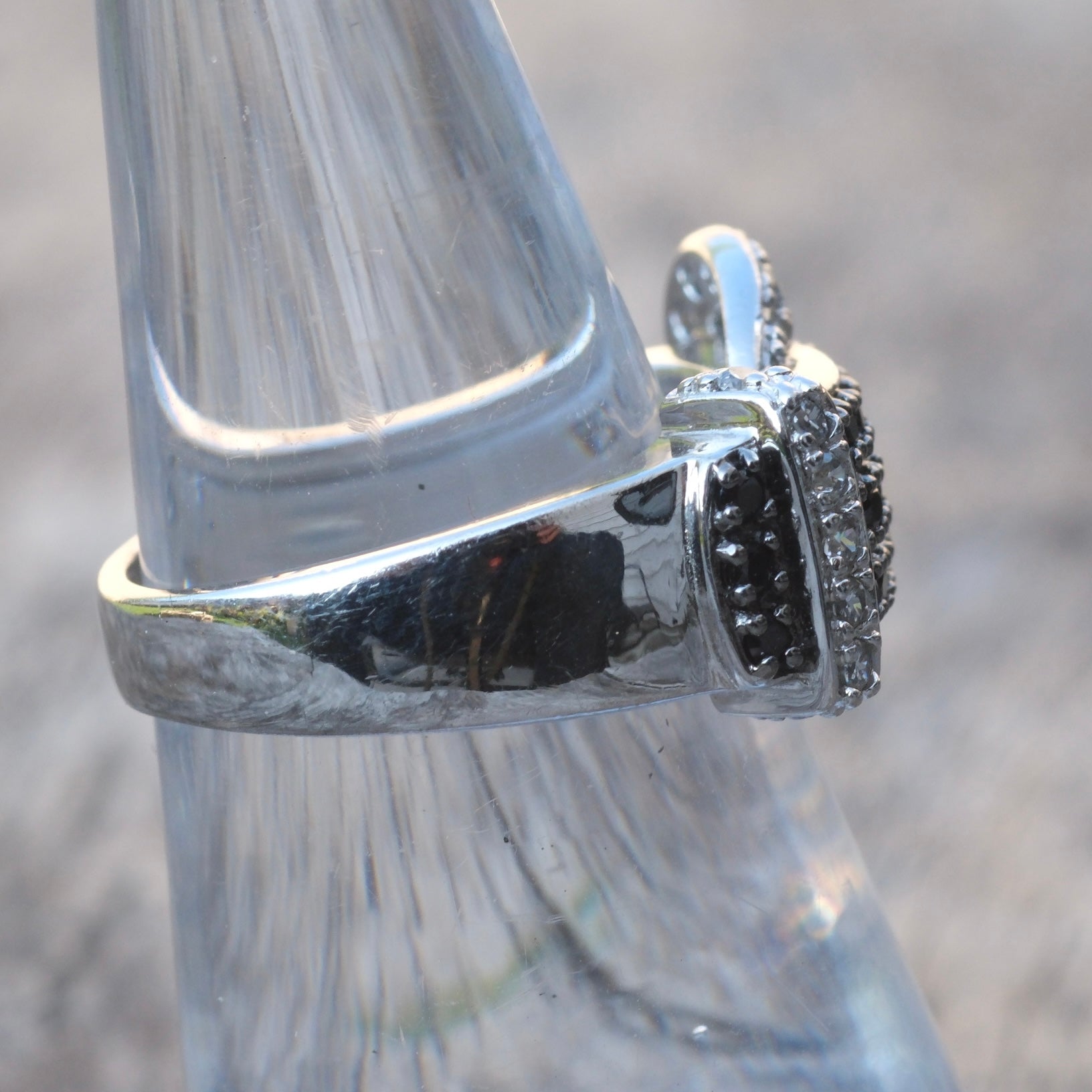 Vintage Sterling Buckle Ring 6.75