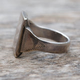 Vintage Sterling Silver Plated New Guinea WWII Ring 8.5