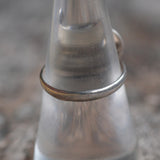 Vintage Sterling Malachite Feather Ring 7.5