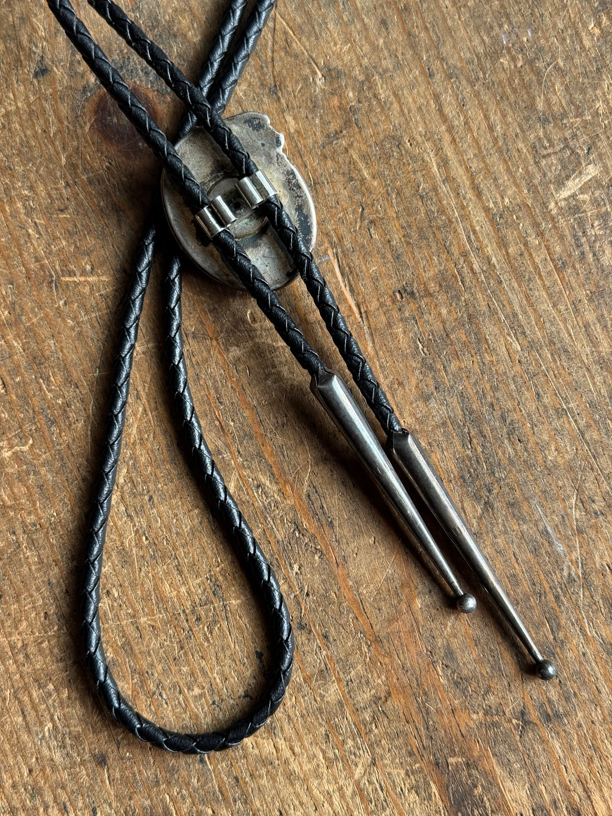 Vintage Sterling Silver Lapis Lazuli Fan Bolo