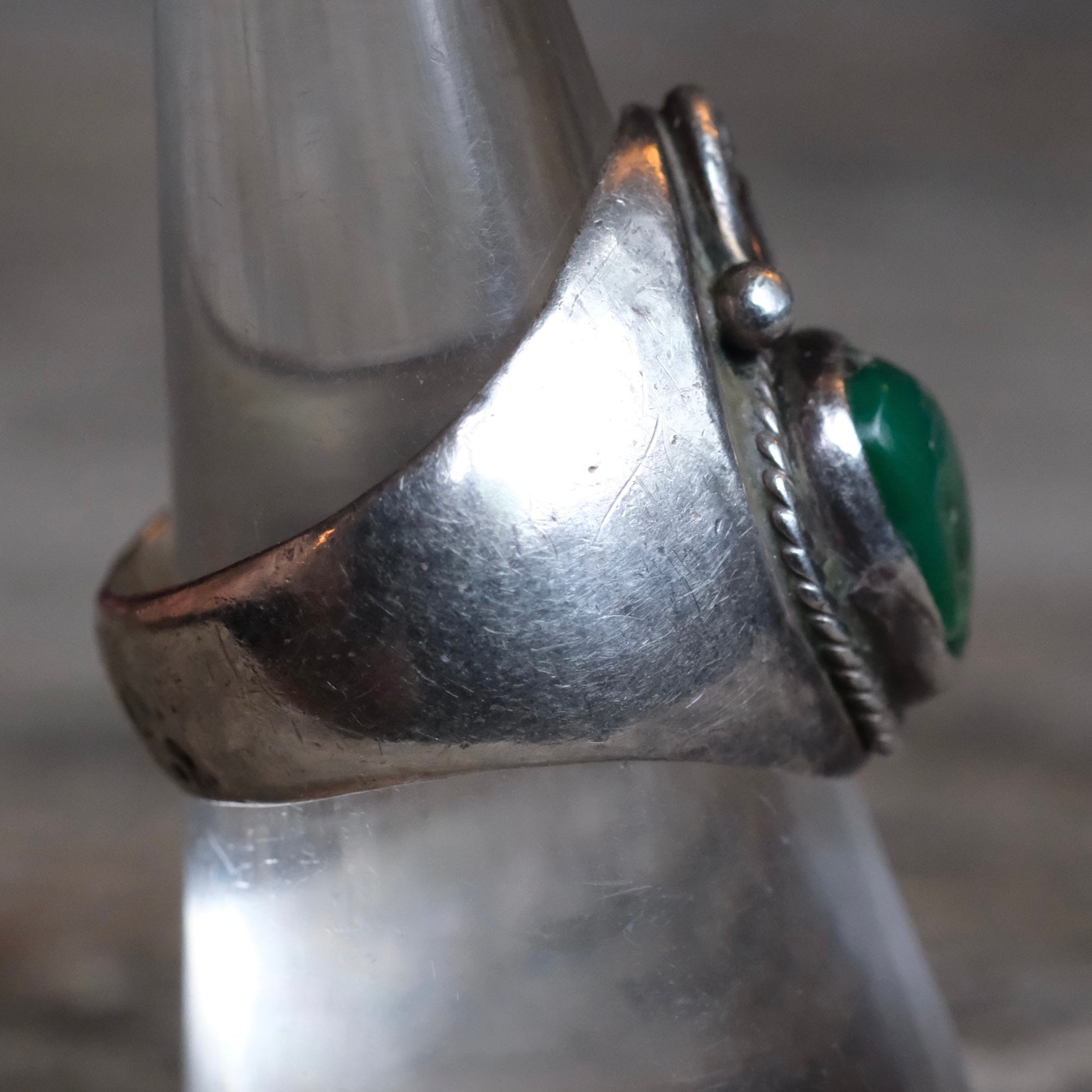 Vintage Sterling Turquoise Ring 8