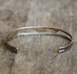 Vintage Sterling Turquoise and Coral Cuff Bracelet