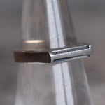 Vintage Sterling T Initial Stacker Ring 6.75