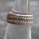 Vintage Sterling Silver Band 6