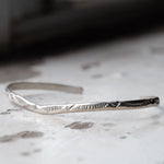 Vintage Sterling Silver Stamped Cuff