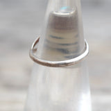 Vintage Sterling Turquoise Roper Ring 4.5