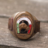 Vintage 1950’s Mexican Biker Ring 11.25