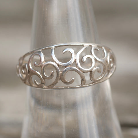 Vintage Sterling Silver Ring 7.75