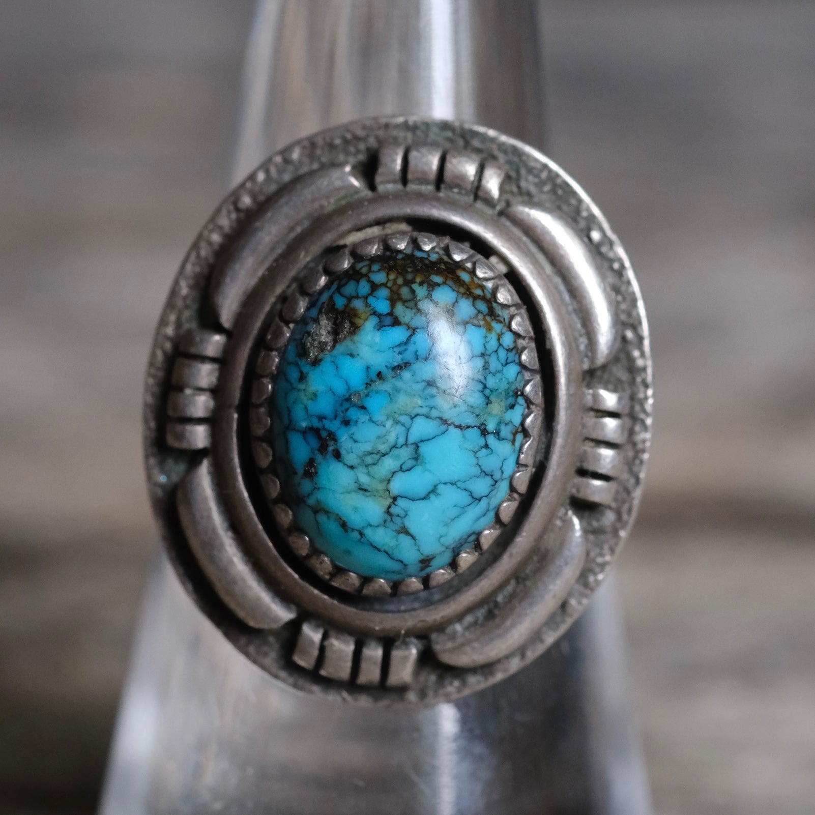 Vintage Sterling Turquoise Ring 7