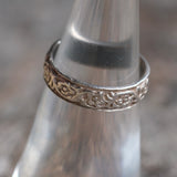 Vintage Sterling Silver Band 5.75