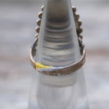 Vintage Sterling Turquoise Ring 3.75