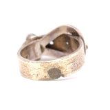 Vintage Sterling Silver Buckle Ring 6.5