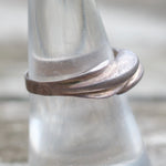 Vintage Sterling Silver Modernist Band 8