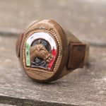 Vintage 1950’s Mexican Biker Ring 11.25