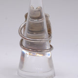 Vintage Sterling Agate Ring 7