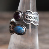 Vintage Sterling Stamped Overpass Ring 7