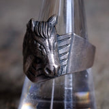 Vintage Sterling Silver Horse Ring 9.5