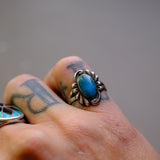 Vintage Sterling Turquoise Ring 6