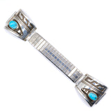 Vintage Sterling Turquoise Watch Band