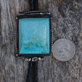 Vintage Sterling Turquoise Bolo Tie