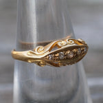 18K Gold Edwardian Old-Cut Diamond Ring 5.5