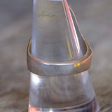 Vintage Sterling Onyx Pharaoh Ring 9.5