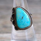 Vintage Sterling Turquoise Ring 7