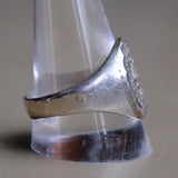 Vintage Sterling Aztec Calendar Ring 12.75