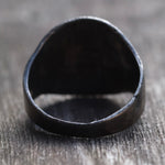 Vintage Sterling Silver Military Ring 7