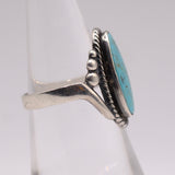 Vintage Sterling Turquoise Ring 5.75