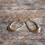 Vintage 14K Gold Hoop Earrings