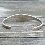 Vintage Sterling Multistone Inlay Cuff