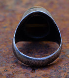 Vintage Sterling Tigers Eye Ring 10.5