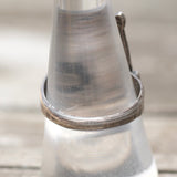 Vintage Sterling Turquoise and Coral Thunderbird Ring 8.75