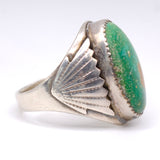 Vintage Sterling Royston Turquoise Ring 11.75