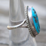 Vintage Sterling Turquoise Ring 6