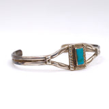 Vintage Sterling Turquoise Cuff Bracelet