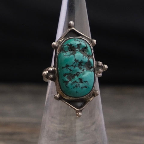 Vintage Sterling Turquoise Ring 5