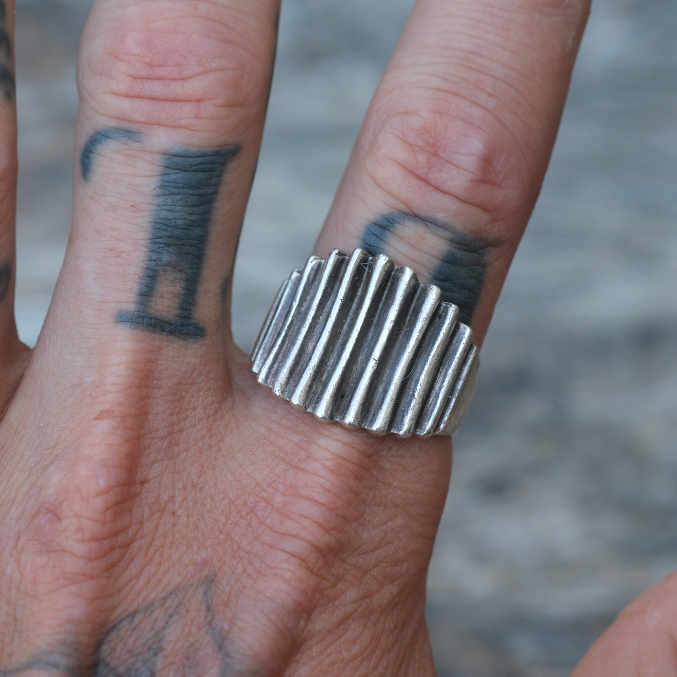 Vintage Sterling Silver Ring 12
