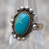Vintage Sterling Turquoise Ring 5