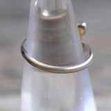 Vintage Sterling Turquoise Inlay Flower Ring 4.25