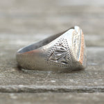 Vintage Sterling WWII Sweetheart Ring 9
