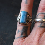 Vintage Sterling Sodalite Ring 5.75