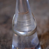 Vintage Sterling Multistone Inlay Ring 8.5