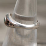 Vintage Sterling Turquoise Band Ring 6.25
