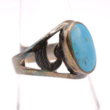 Vintage Sterling Turquoise Ring 9