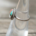 Vintage Sterling Zuni Sunface Roper Ring 4.25
